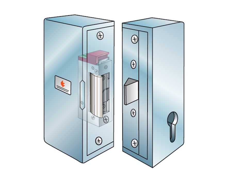 Incontri Elettrici BLINDO-DOORSTRIKE versione sporgente
