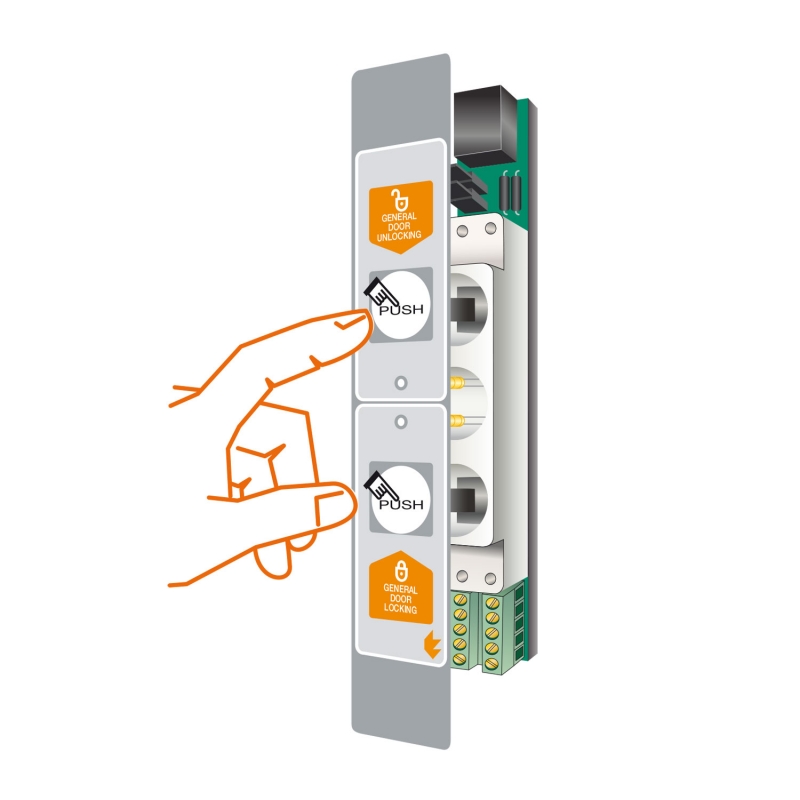 pulsantiera dualpush ckd1